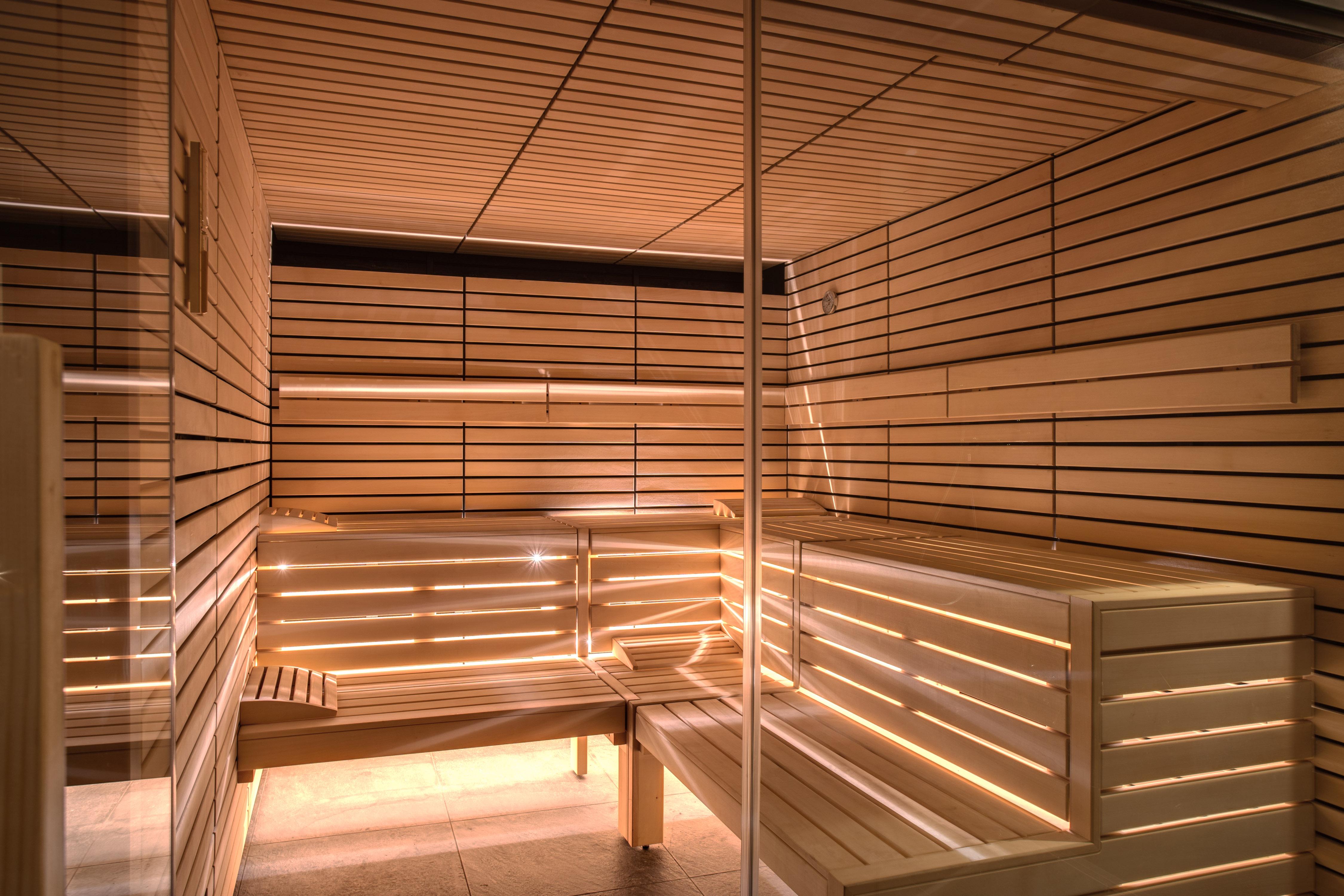 Hotel Splendide Royal Lugano Exterior foto A modern Finnish sauna