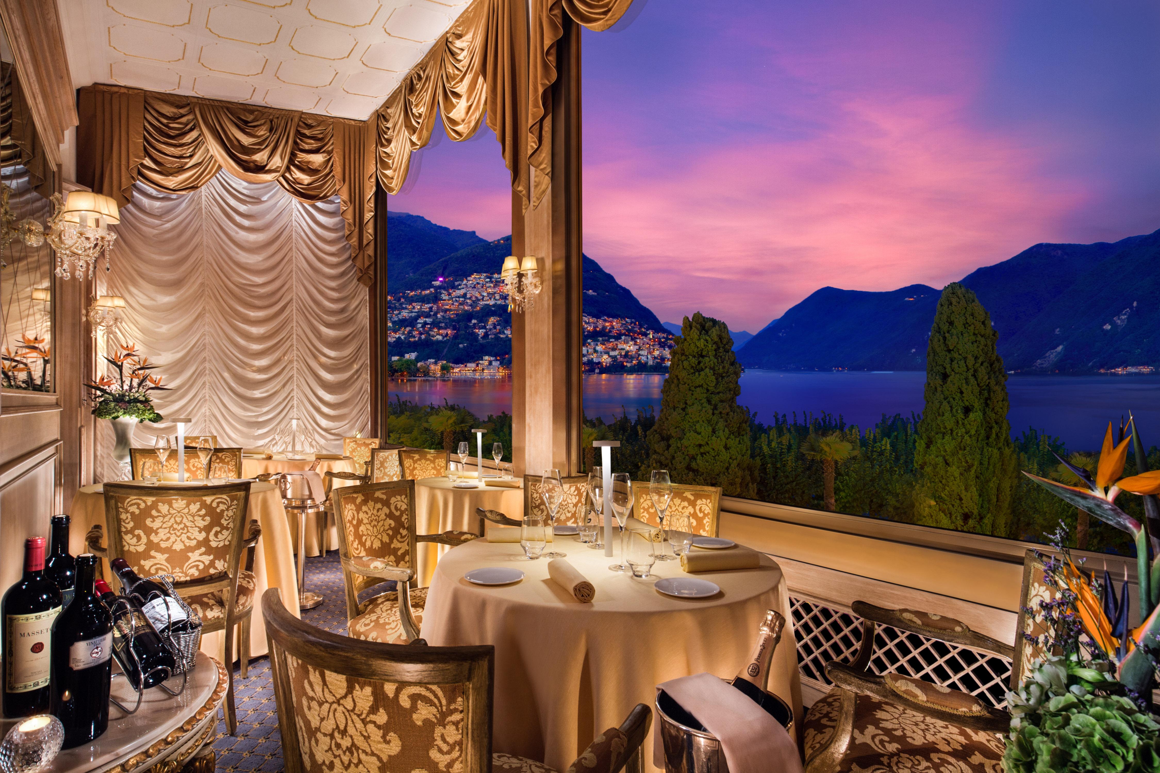 Hotel Splendide Royal Lugano Exterior foto The restaurant