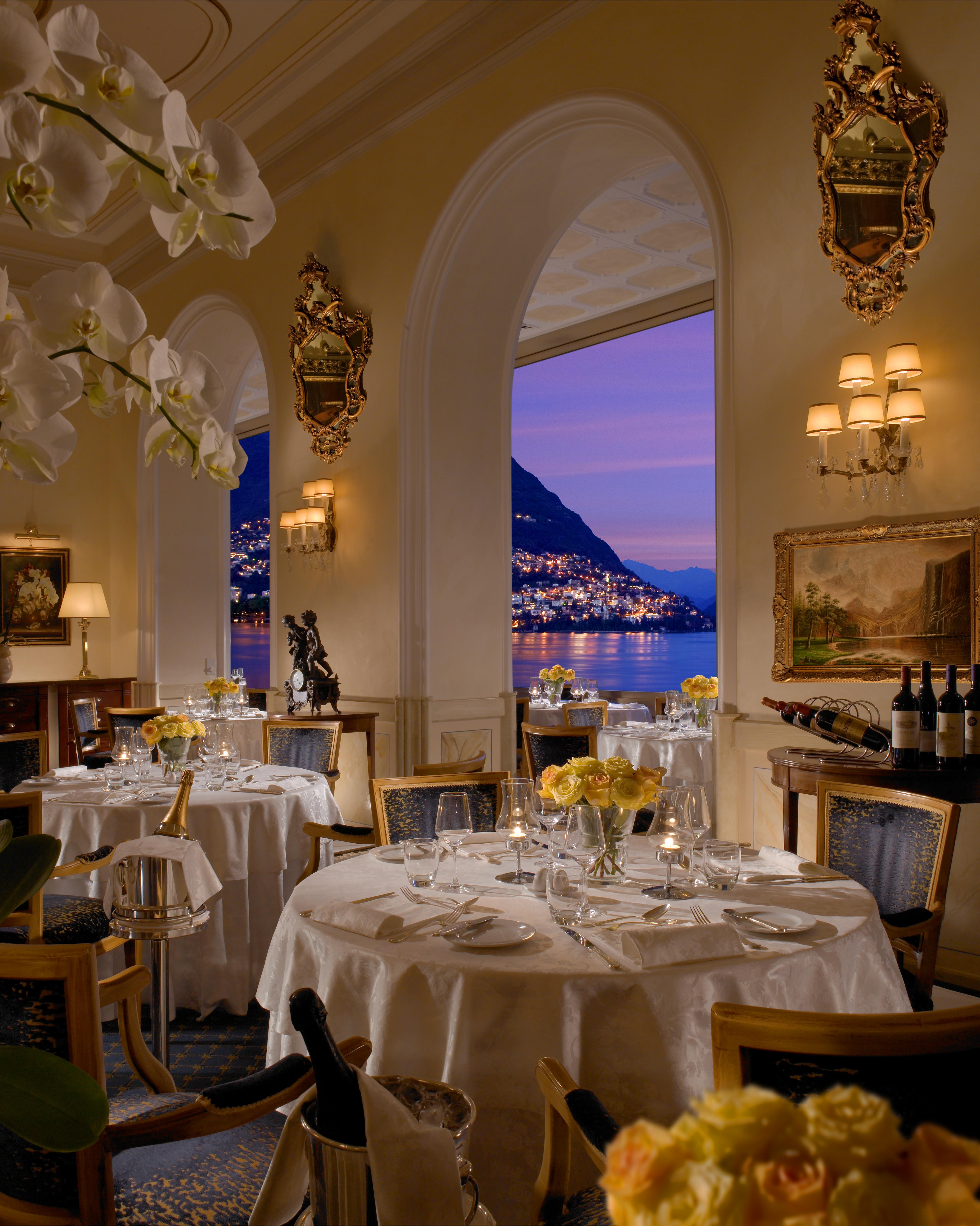 Hotel Splendide Royal Lugano Restaurant foto The restaurant