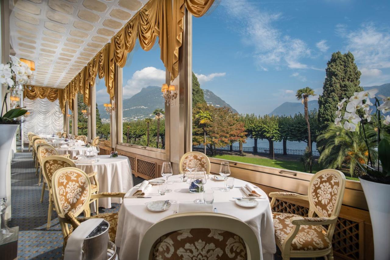 Hotel Splendide Royal Lugano Exterior foto The restaurant