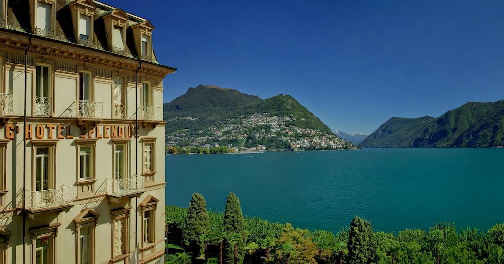Hotel Splendide Royal Lugano Exterior foto Lake Lugano